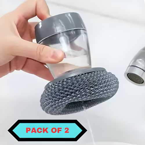Soap Dispensing Hand Scrubber (Pack of 2)